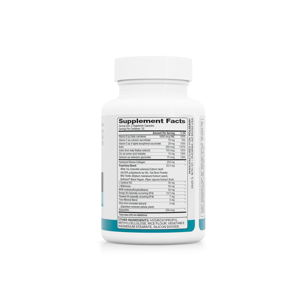 FOLIGAIN TOTAL CARE Supplement for Thinning Hair, Skin & Nails 60 Vegetarian Capsules - FOLIGAIN